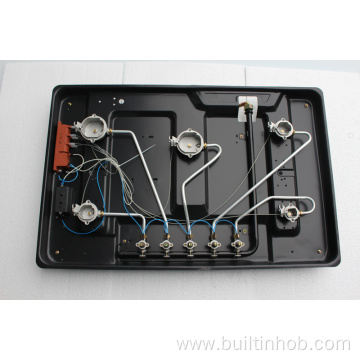 7MM Tempered Glass 5 Burners Gas Hob